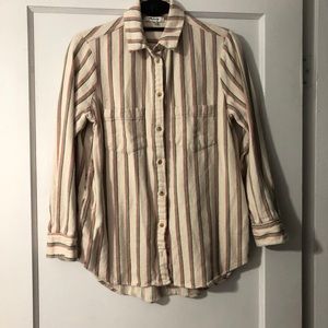 Madewell flannel button down with pockets